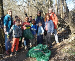 Ramassage de déchets à Beauregard le 18 février 2023